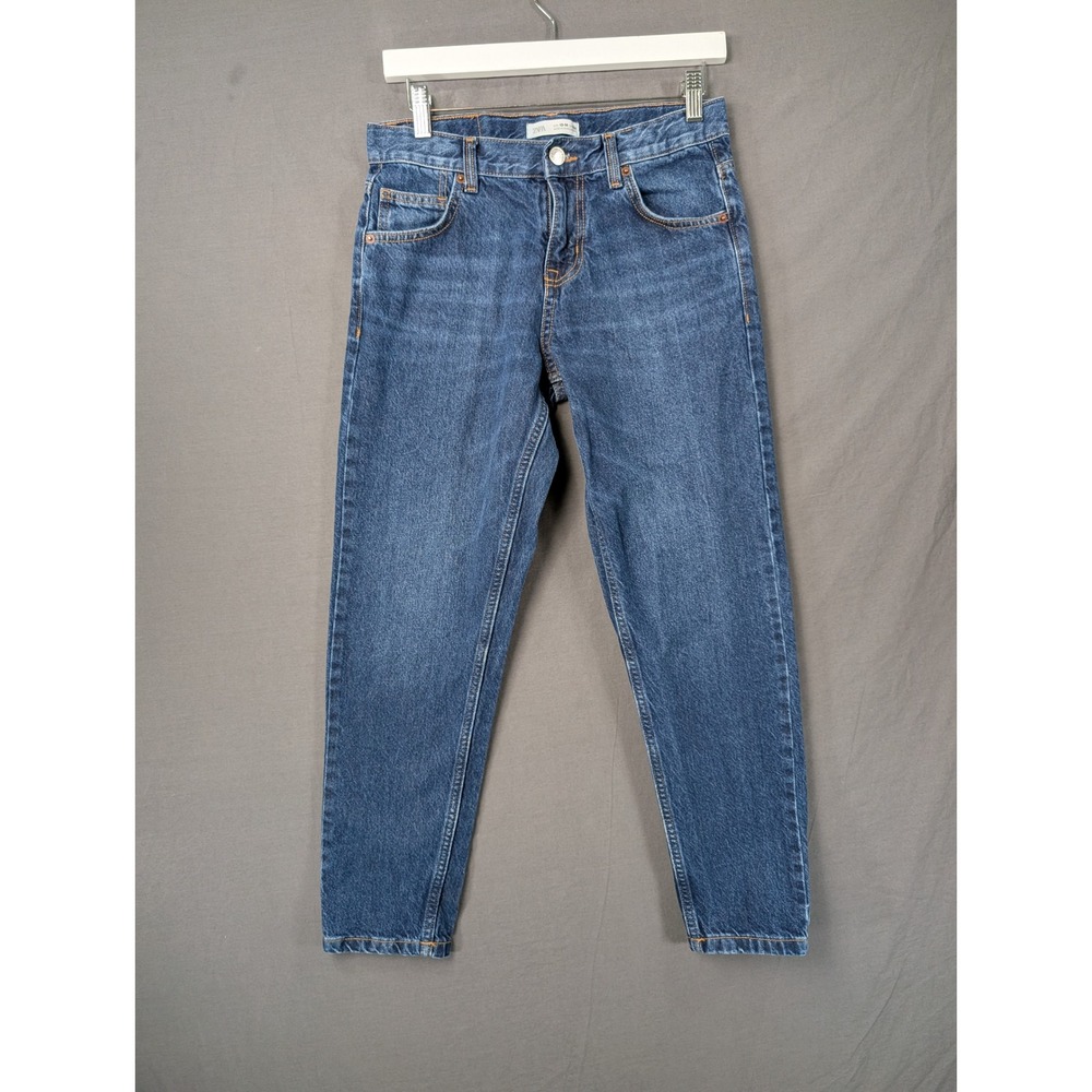 Zara Kids Boys Blue Tapered Slim Jeans Size 13-14 CM 164 5401